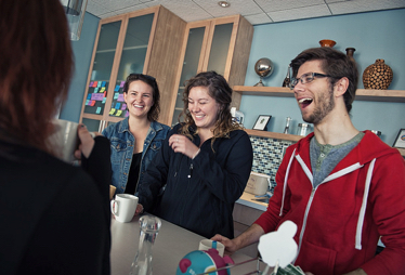 Students at UBC's Collegia