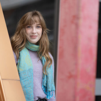 Sophie H. on the Okanagan campus