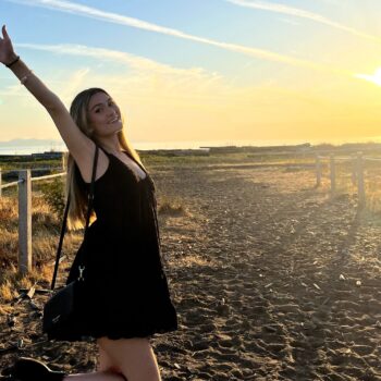 Sofia on the beach in Vancouver