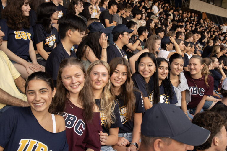 Students at Thunderbird Stadium